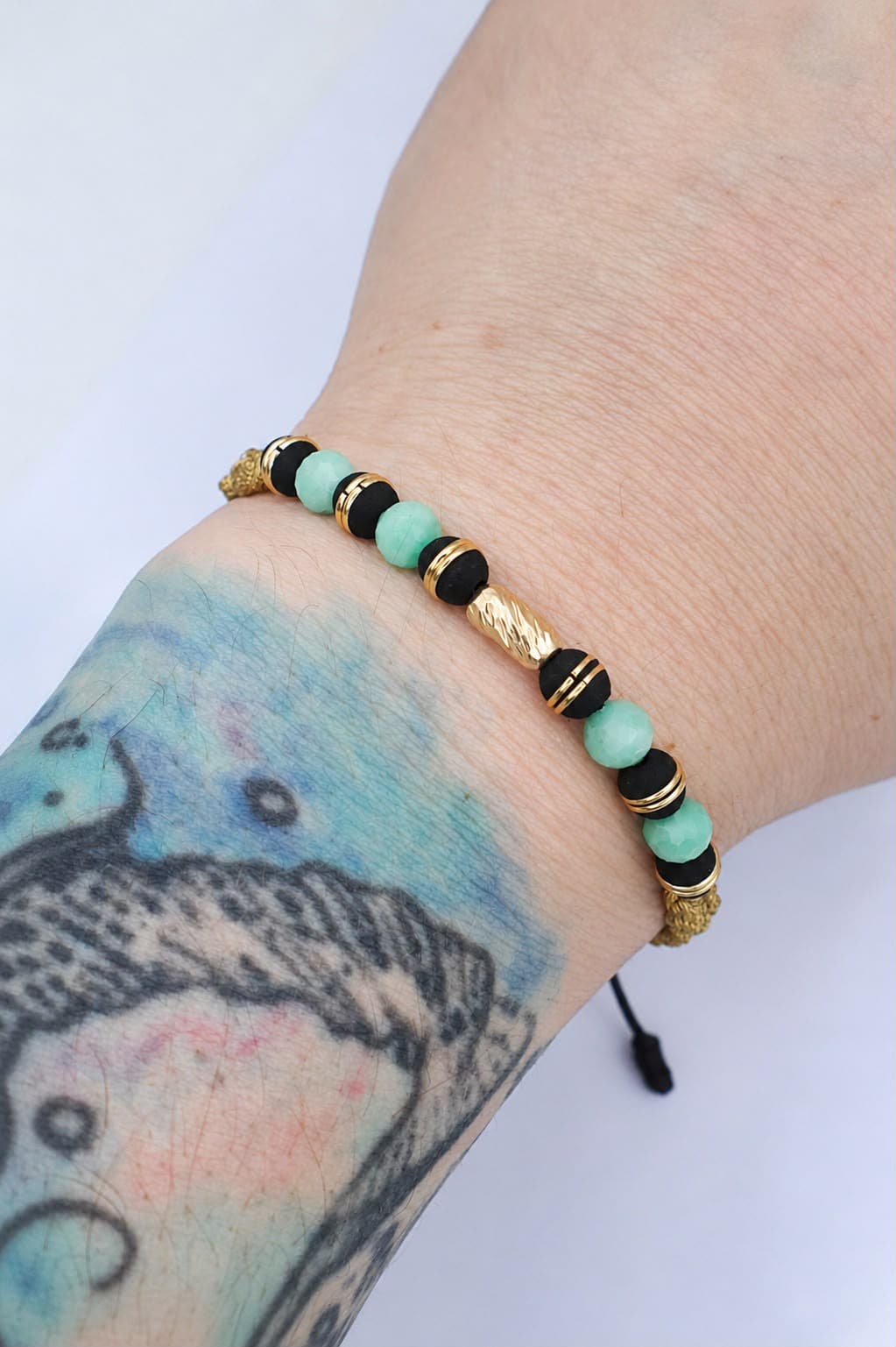 Pulseras Tejidas con Esmeraldas Colombianas — Oro 18K | Sunwoven Gold