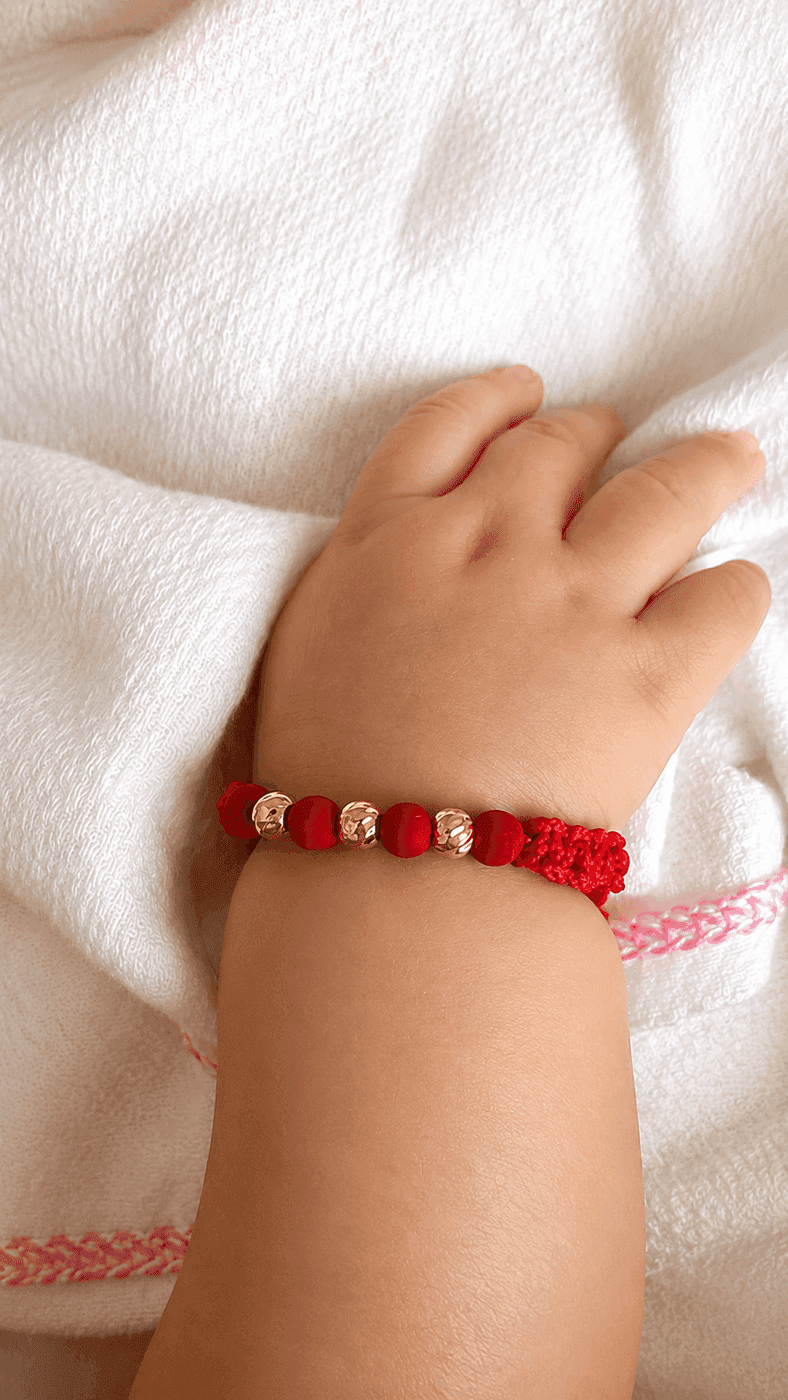 Pulseras Tejidas para Bebé — Oro Colombiano 18K | Sunwoven Gold
